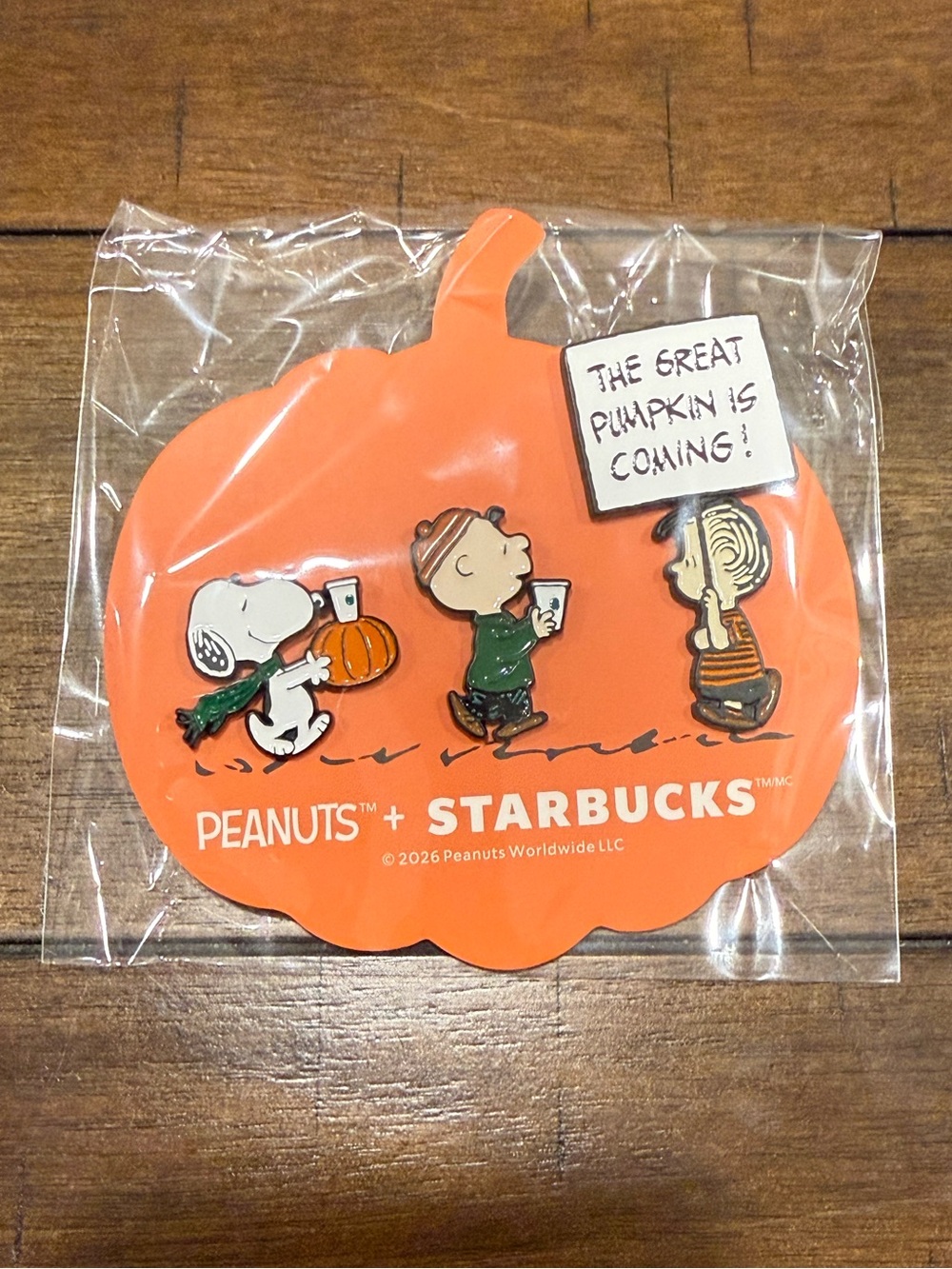 2026 STARBUCKS X PEANUTS COLLAB PINS